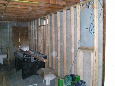 Exquisite Construction basement framing