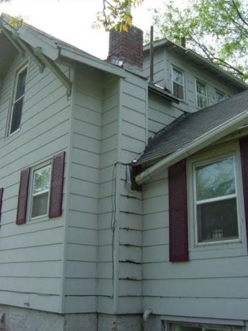 Water Damage on Masonite Siding