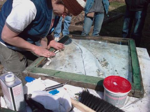 Rolling Out the Glazing Compound