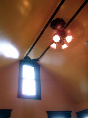 Vaulted Ceiling in Victorian Style Renovation