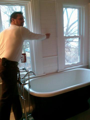 Renovated Bathroom - Refinished Tub Renovated Bathroom - Refinished Tub